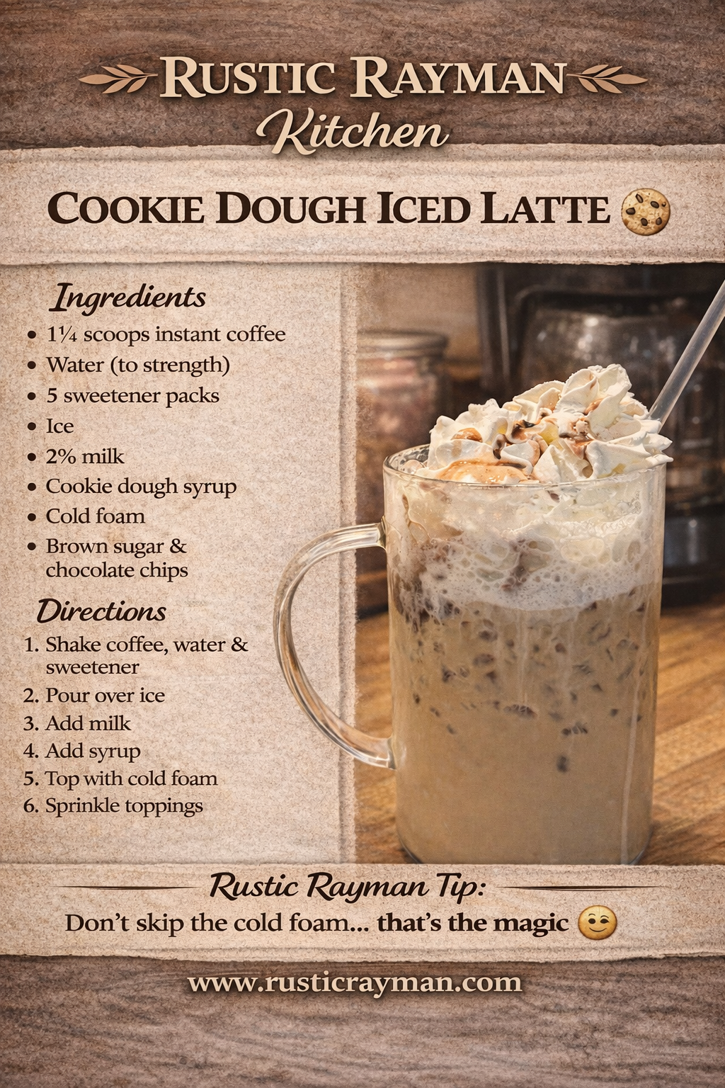 Cookie Dough Iced Latte