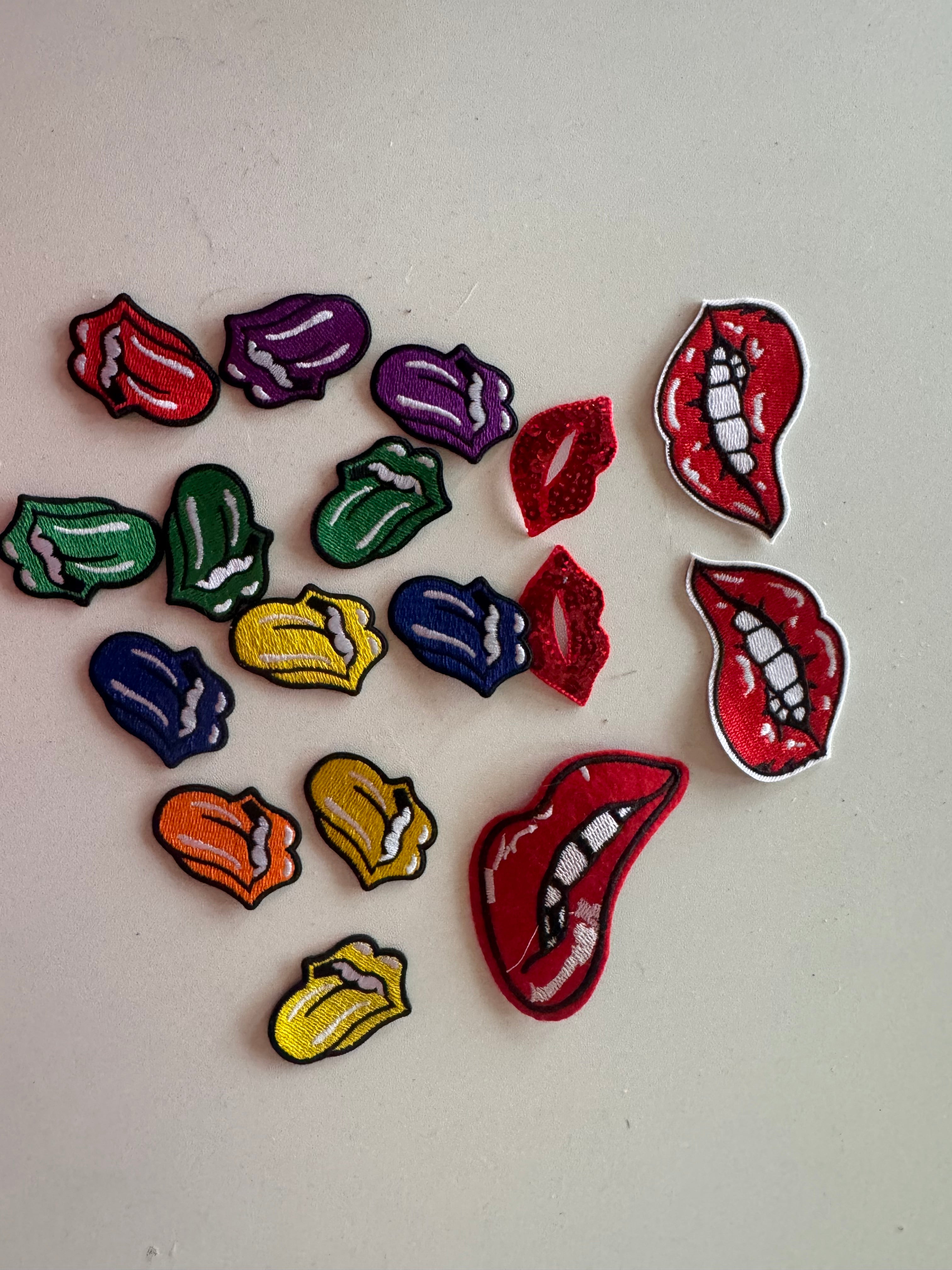 400+ Iron-On Patch Reseller Lot + 30 Purse Chains | Wholesale Bulk Craft Bundle