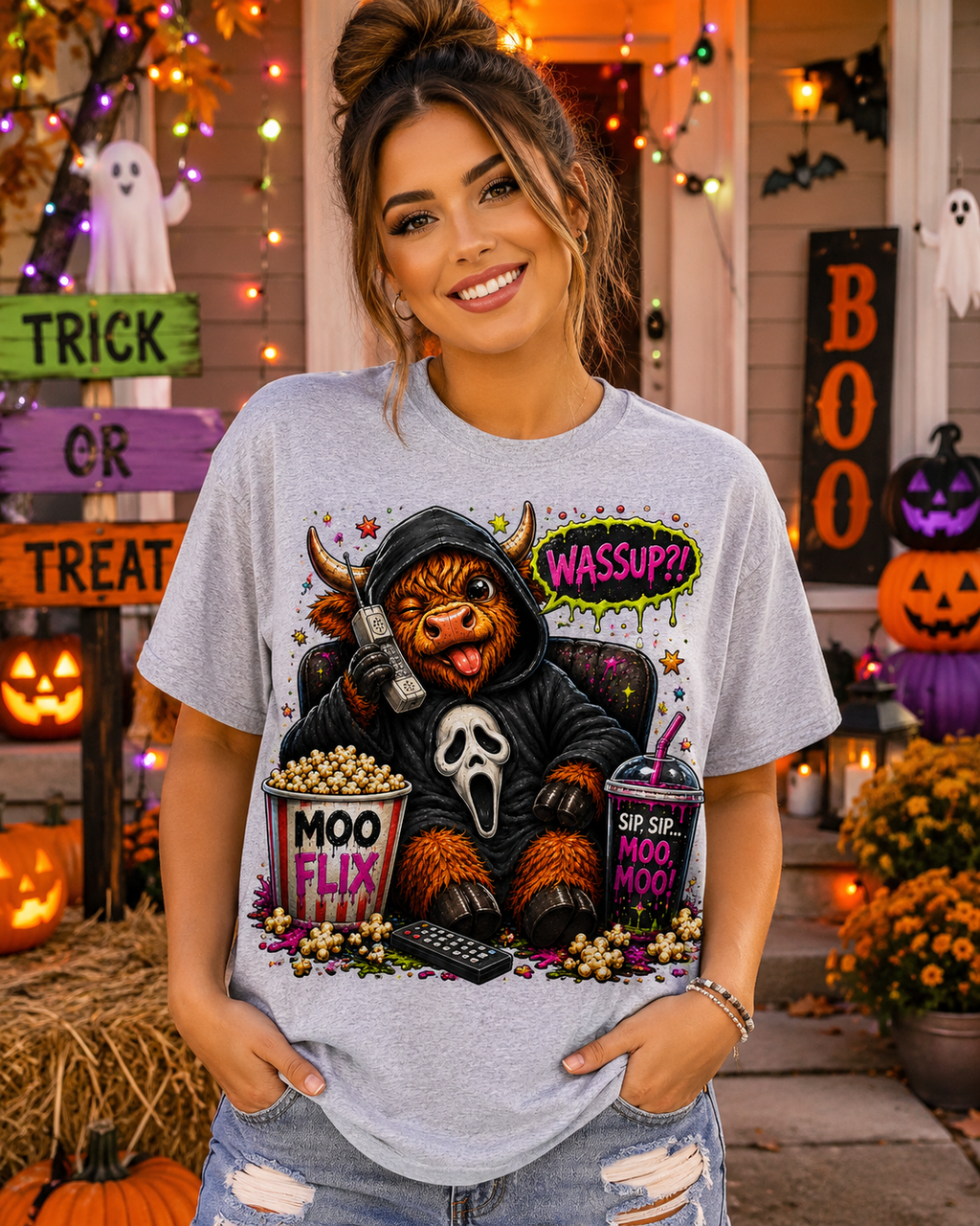 Moo Flix Wassup Tee