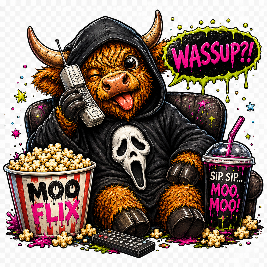 Moo Flix Highland Cow – Digital Download