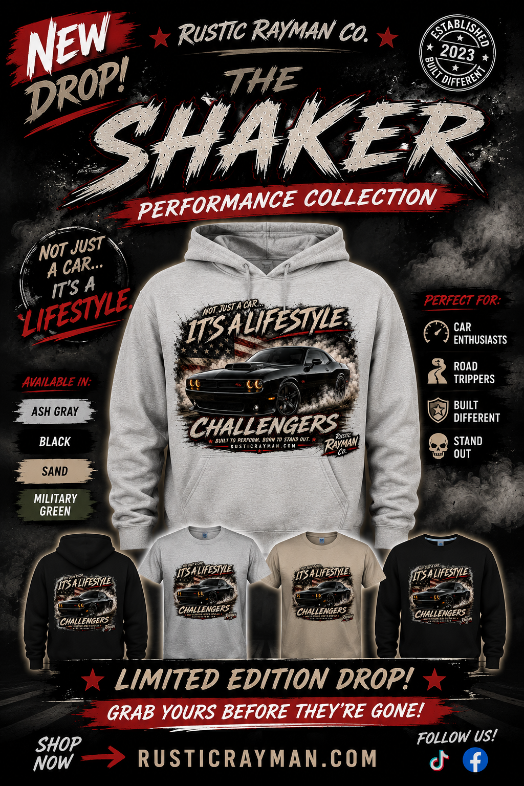 The Shaker Hoodie Collection | Limited Edition