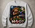 Who Ya Gonna Moo? Adult Unisex Crewneck – Ash Gray